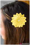 Paparazzi "A Trick Up My Sleeve" Yellow Hair Clip Paparazzi Jewelry