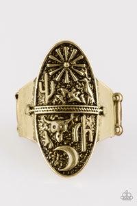 Paparazzi "Desert Paradise" Brass Ring Paparazzi Jewelry