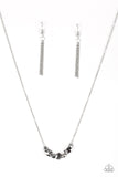 Paparazzi "Loaded Dice" Silver Necklace & Earring Set Paparazzi Jewelry