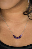 Paparazzi "Loaded Dice" Purple Necklace & Earring Set Paparazzi Jewelry