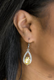 Paparazzi "Gatsby Grandeur" Yellow Earrings Paparazzi Jewelry