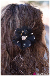 Paparazzi "Can You Keep A Secret?" Black Hair Clip Paparazzi Jewelry