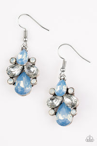 Paparazzi "Wonderland Waltz" Blue Earrings Paparazzi Jewelry