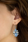 Paparazzi "Wonderland Waltz" Blue Earrings Paparazzi Jewelry