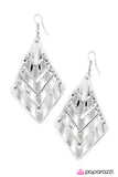 Paparazzi "How Dare You - Silver" earring Paparazzi Jewelry