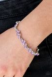 Paparazzi "Still GLOWING Strong" Purple Bracelet Paparazzi Jewelry