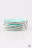 Paparazzi "Dangerously Drama Queen" Blue Wrap Bracelet Paparazzi Jewelry