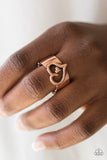 Paparazzi "Cute As Cupid" Copper Ring Paparazzi Jewelry
