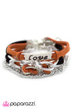 Paparazzi "I Will Never Break Your Heart" Orange Bracelet Paparazzi Jewelry