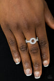 Paparazzi "The One and Only Sparkle" White Ring Paparazzi Jewelry