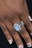 Paparazzi "Floral Fairways" Blue Ring Paparazzi Jewelry