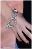 Paparazzi "A Checkered Past" Silver Bracelet Paparazzi Jewelry