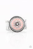 Paparazzi "Free-Spirited Flower" Pink Ring Paparazzi Jewelry