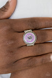 Paparazzi "Free-Spirited Flower" Purple Ring Paparazzi Jewelry