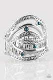 Paparazzi "Cosmic Compass" Blue 109XX Ring Paparazzi Jewelry