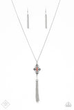 Paparazzi VINTAGE VAULT "Sedona Skies" FASHION FIX Brown Necklace & Earring Set Paparazzi Jewelry