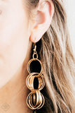 Paparazzi "Secretary of STATEMENT" FASHION FIX Gold Earrings Paparazzi Jewelry
