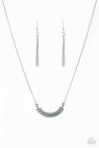 Paparazzi "Flying Colors" Blue Necklace & Earring Set Paparazzi Jewelry