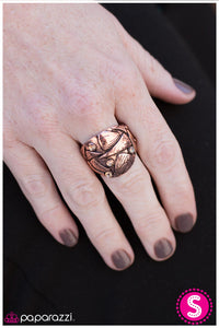 Paparazzi "Piece It All Together" Copper Ring Paparazzi Jewelry