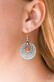 Paparazzi "Majestically Mayan" Orange Earrings Paparazzi Jewelry