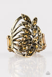 Paparazzi "Perennial Paradise" Brass Ring Paparazzi Jewelry