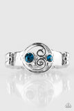 Paparazzi "Oceanic Bliss" Blue Ring Paparazzi Jewelry