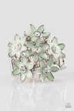 Paparazzi "Blooming Bouquets" Green Ring Paparazzi Jewelry