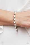 Paparazzi "Glow All Out" FASHION FIX White Bracelet Paparazzi Jewelry