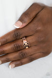 Paparazzi VINTAGE VAULT "Oceanic Bliss" Copper Ring Paparazzi Jewelry