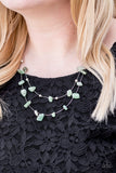 Paparazzi "Pebble Posh" Green Necklace & Earring Set Paparazzi Jewelry