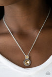Paparazzi "Date Night Dazzle" Brown Necklace & Earring Set Paparazzi Jewelry