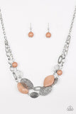 Paparazzi "Second Nature" Brown Necklace & Earring Set Paparazzi Jewelry