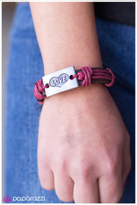 Paparazzi "Love Is In the Air" Pink Bracelet Paparazzi Jewelry