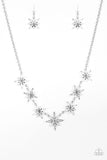 Paparazzi "Decked Out In Daisies" White Necklace & Earring Set Paparazzi Jewelry