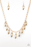 Paparazzi "Rule The Roost" White Necklace & Earring Set Paparazzi Jewelry