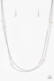 Paparazzi VINTAGE VAULT "Spring Splash" Pink Necklace & Earring Set Paparazzi Jewelry