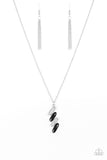 Paparazzi "Regal Renegade" Black Necklace & Earring Set Paparazzi Jewelry