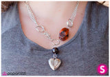 Paparazzi "Vixen" Orange Necklace & Earring Set Paparazzi Jewelry