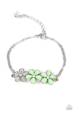 Paparazzi "Flowering Fiji" Green Bracelet Paparazzi Jewelry