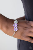 Paparazzi VINTAGE VAULT "Flowering Fiji" Purple Bracelet Paparazzi Jewelry