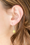 Paparazzi "First Class Flier" Yellow Necklace & Earring Set Paparazzi Jewelry