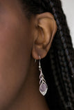 Paparazzi "Soaring Shimmer" Purple Earrings Paparazzi Jewelry