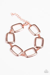 Paparazzi VINTAGE VAULT "Basic Geometry" Copper Bracelet Paparazzi Jewelry