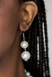 Paparazzi "New York Nightlife" White Necklace & Earring Set Paparazzi Jewelry