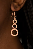 Paparazzi VINTAGE VAULT "Bubble Bustle" Copper Earrings Paparazzi Jewelry