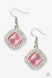 Paparazzi "Glam GLOW" Pink Earrings Paparazzi Jewelry