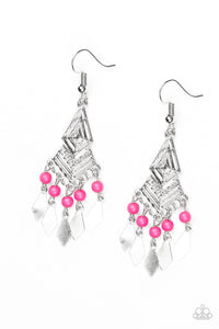 Paparazzi "Island Import" Pink Earrings Paparazzi Jewelry