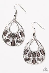 Paparazzi "Just DEWing My Thing" Silver Earrings Paparazzi Jewelry