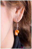 Paparazzi "On The Wire - Orange" Necklace & Earring Set Paparazzi Jewelry