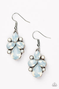 Paparazzi "Wonderland Waltz" White Earrings Paparazzi Jewelry